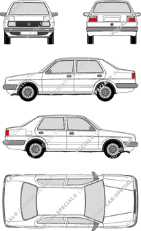 Volkswagen Jetta limusina, 1984–1992 (VW_021)
