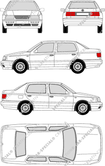 Volkswagen Vento Limousine, 1995–1998 (VW_040)
