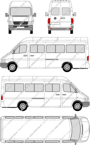 Volkswagen LT minibus, 1996–2006 (VW_070)