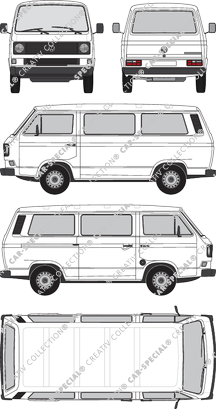 Volkswagen Transporter minibus, 1979–1992 (VW_077)