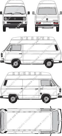 Volkswagen Transporter fourgon, 1979–1992 (VW_078)