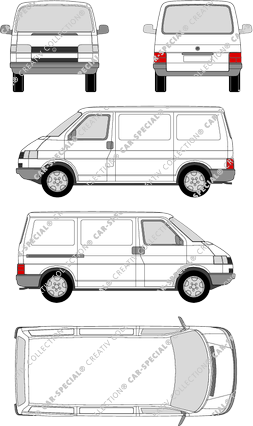 Volkswagen Transporter fourgon, 1990–2003 (VW_084)