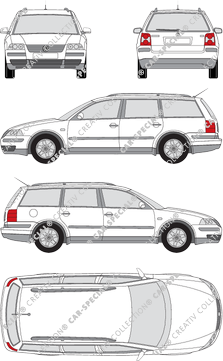 Volkswagen Passat Variant, VI, Variant, 5 Doors (2001)