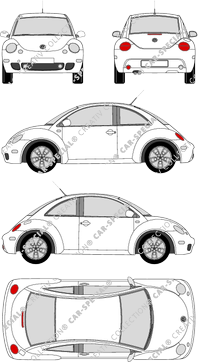 Volkswagen Beetle Sport Edition, Sport Edition, Coupé, 3 Doors (2005)