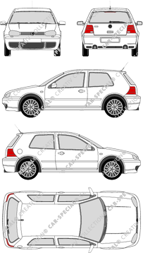 Volkswagen Golf Hayon, 2003–2005 (VW_111)