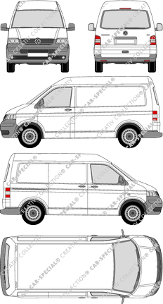 Volkswagen Transporter fourgon, 2003–2009 (VW_122)
