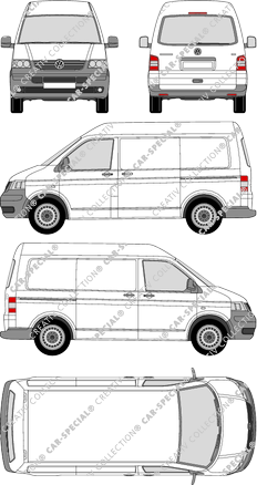 Volkswagen Transporter van/transporter, 2003–2009 (VW_123)
