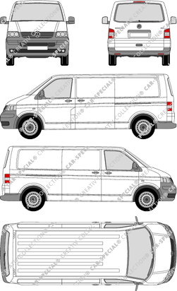 Volkswagen Transporter fourgon, 2003–2009 (VW_131)
