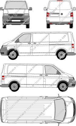 Volkswagen Transporter fourgon, 2003–2009 (VW_132)