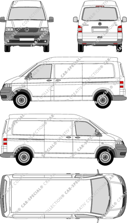 Volkswagen Transporter fourgon, 2003–2009 (VW_135)