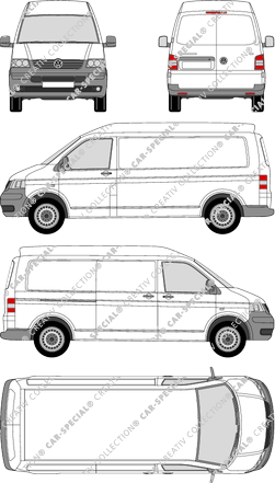 Volkswagen Transporter fourgon, 2003–2009 (VW_138)