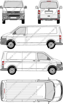 Volkswagen Transporter fourgon, 2009–2015 (VW_259)