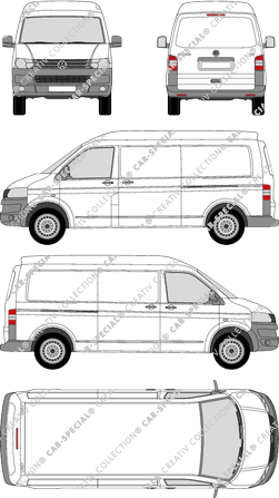 Volkswagen Transporter van/transporter, 2009–2015 (VW_266)