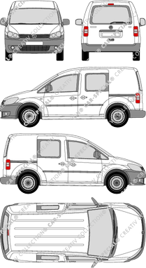 Volkswagen Caddy fourgon, 2010–2015 (VW_335)