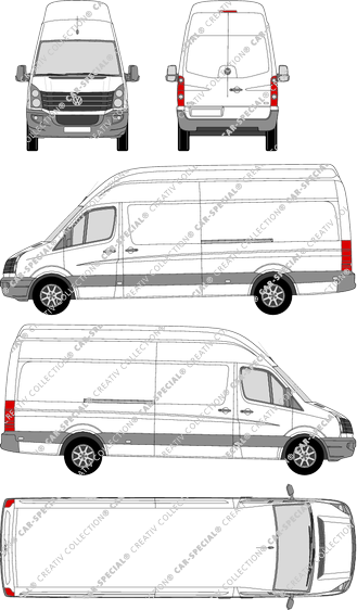 Volkswagen Crafter fourgon, 2011–2017 (VW_372)