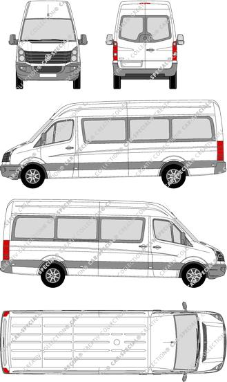Volkswagen Crafter camionnette, 2011–2017 (VW_383)