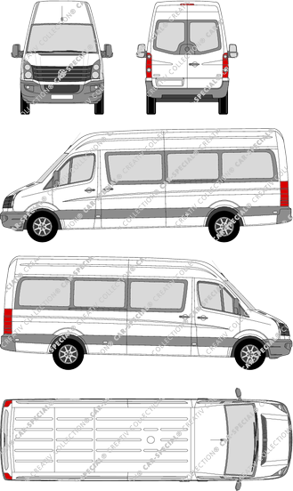 Volkswagen Crafter camionnette, 2011–2017 (VW_384)