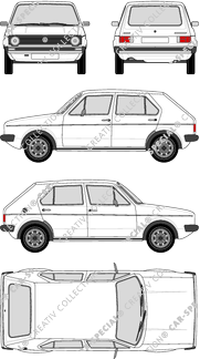 Volkswagen Golf Hayon, 1974–1983 (VW_411)