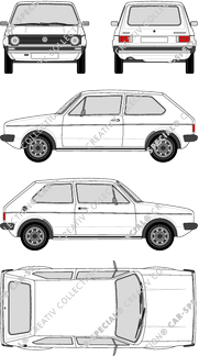 Volkswagen Golf Hayon, 1974–1983 (VW_412)