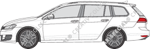 Volkswagen Golf Variant break, 2013–2017