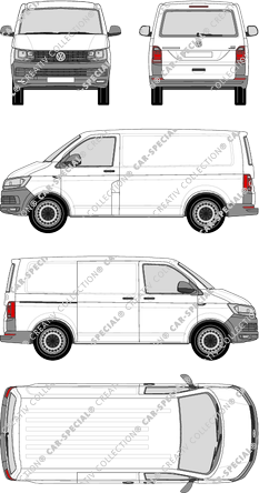 Volkswagen Transporter fourgon, 2015–2019 (VW_468)