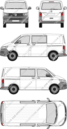 Volkswagen Transporter fourgon, 2015–2019 (VW_471)