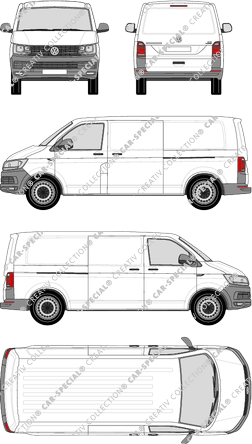 Volkswagen Transporter fourgon, 2015–2019 (VW_477)
