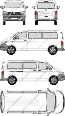 Volkswagen Transporter minibus, 2015–2019 (VW_482)