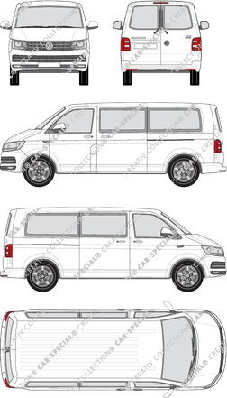 Volkswagen Transporter minibus, 2015–2019 (VW_521)