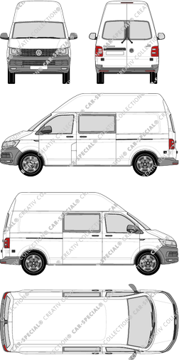 Volkswagen Transporter fourgon, 2015–2019 (VW_543)
