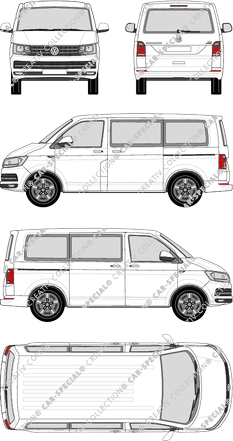 Volkswagen Transporter minibus, 2015–2019 (VW_570)