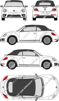 Volkswagen Beetle Convertible, 2016–2019 (VW_576)