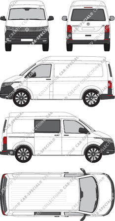 Volkswagen Transporter van/transporter, current (since 2019) (VW_705)