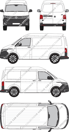 Volkswagen Transporter van/transporter, current (since 2019) (VW_711)