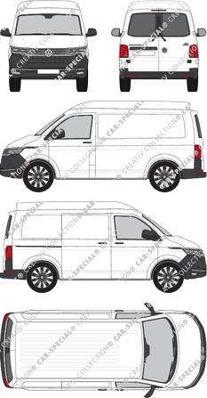 Volkswagen Transporter fourgon, actuel (depuis 2019) (VW_713)