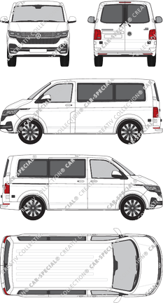 Volkswagen Transporter minibus, current (since 2019) (VW_753)