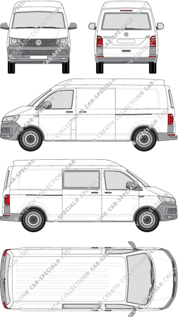 Volkswagen Transporter fourgon, 2015–2019 (VW_790)