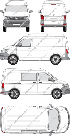 Volkswagen Transporter fourgon, 2015–2019 (VW_806)