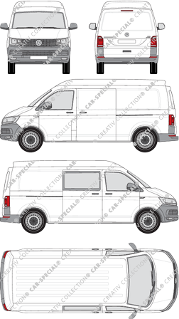 Volkswagen Transporter fourgon, 2015–2019 (VW_808)