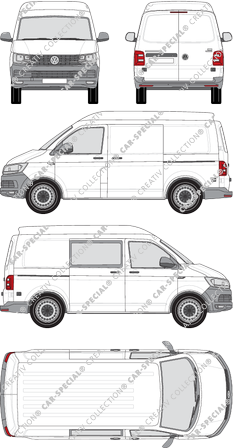 Volkswagen Transporter fourgon, 2015–2019 (VW_814)