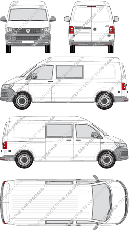 Volkswagen Transporter fourgon, 2015–2019 (VW_833)