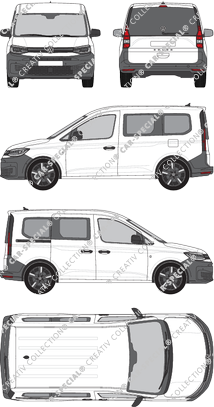 Volkswagen Caddy van/transporter, current (since 2020) (VW_839)