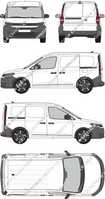 Volkswagen Caddy fourgon, actuel (depuis 2020) (VW_844)