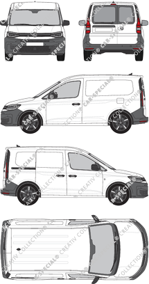 Volkswagen Caddy fourgon, actuel (depuis 2020) (VW_845)