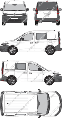 Volkswagen Caddy fourgon, actuel (depuis 2020) (VW_848)