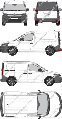 Volkswagen Caddy fourgon, actuel (depuis 2020) (VW_849)
