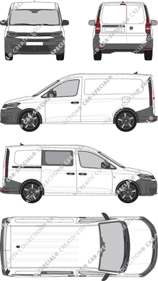 Volkswagen Caddy van/transporter, current (since 2020) (VW_861)
