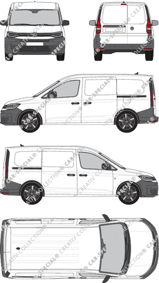 Volkswagen Caddy fourgon, actuel (depuis 2020) (VW_865)