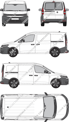 Volkswagen Caddy fourgon, actuel (depuis 2020) (VW_868)