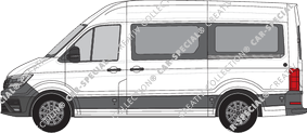 Volkswagen e-Crafter microbús, actual (desde 2018)